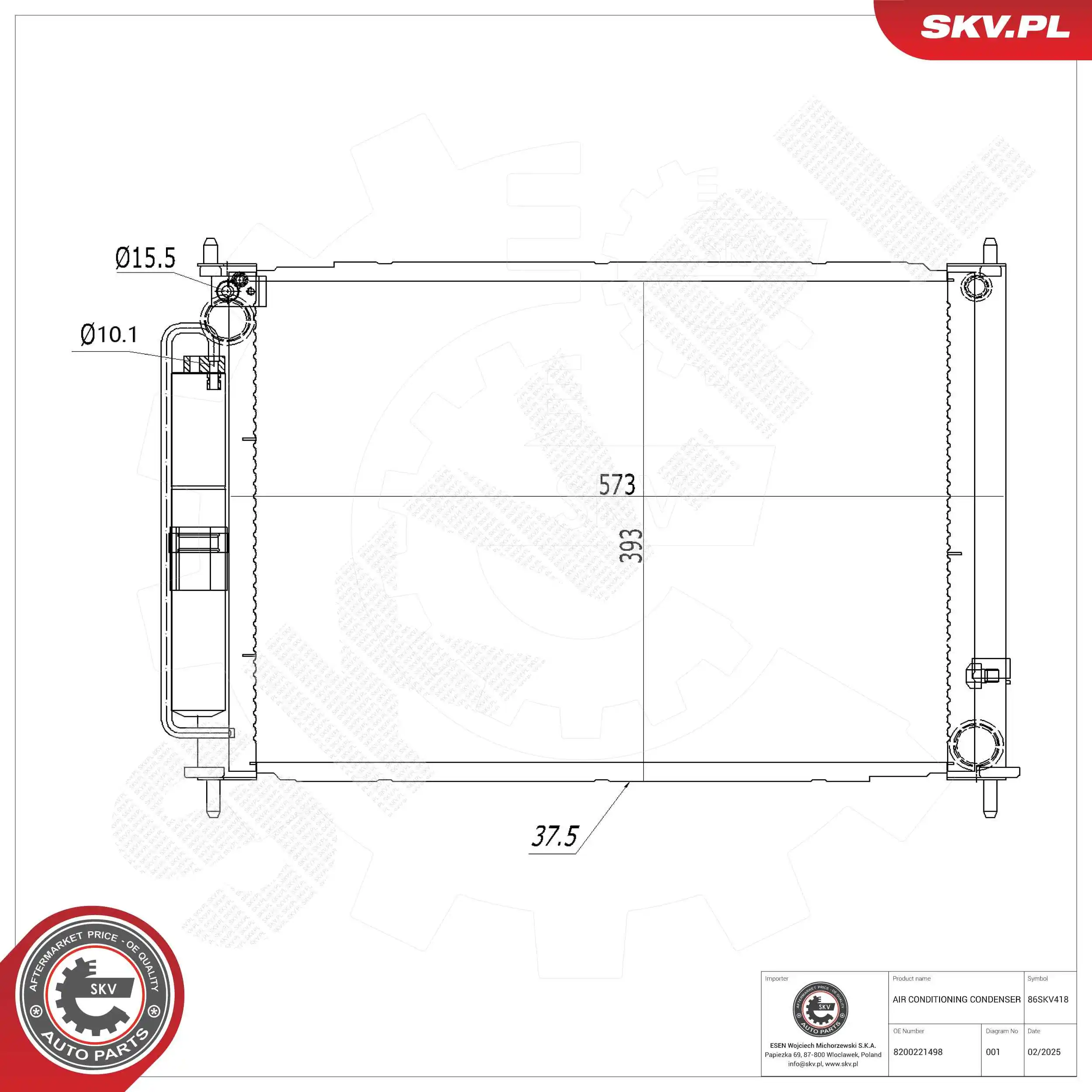 Condenser, air conditioning